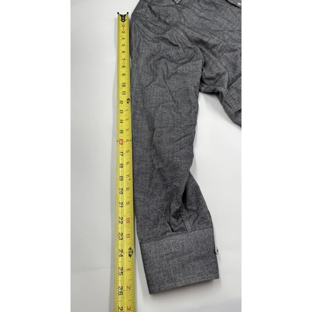 UNTUCKit‎ Men's 3XL Librando Cotton Gray Long Sleeve Dress Shirt